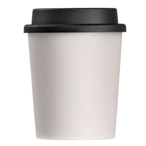 Mugg Cafe Blanco Y Tapa Negra Pack x 10 Unid