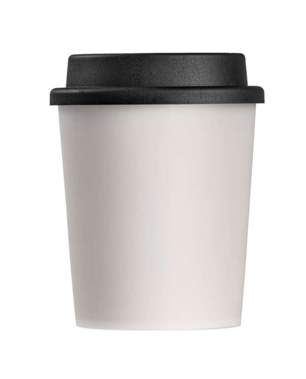 Mugg Cafe Blanco Y Tapa Negra Pack x 10 Unid