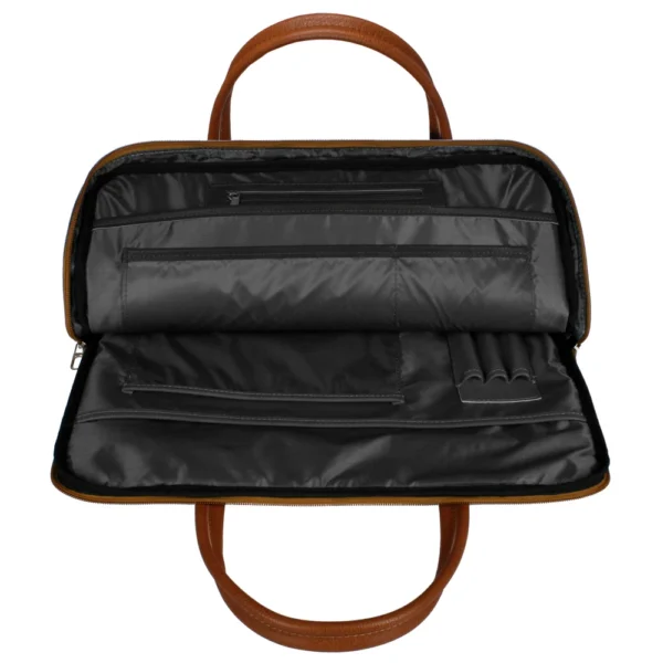 Maletin Porta Notebook 15.6 Organizador Impermeable Negro Exclusivo - Image 7