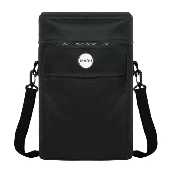 Mochila Bolso Matero 2 En 1 Porta Termo 1.4l Tiana Negro Exclusivo