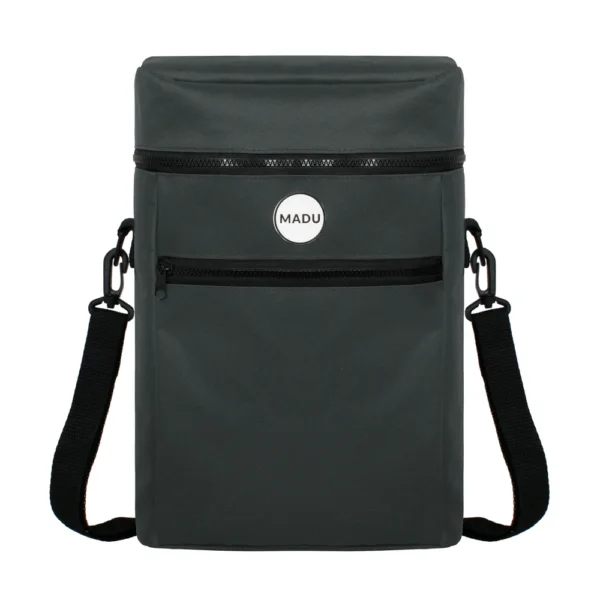 Mochila Bolso Matero 2 En 1 Porta Termo 1.4l Tiana Gris Exclusivo