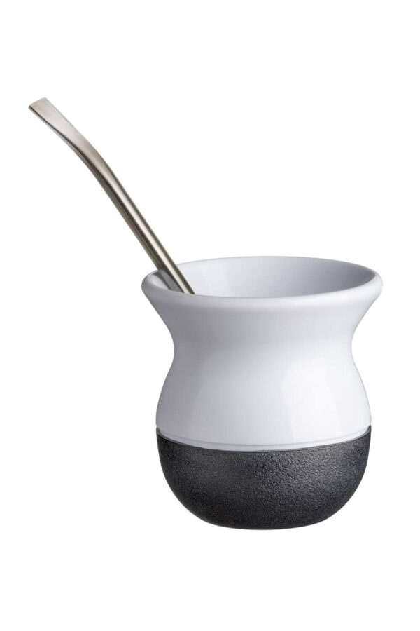 Mate Classic Blanco y Negro Pack de 10 Unid