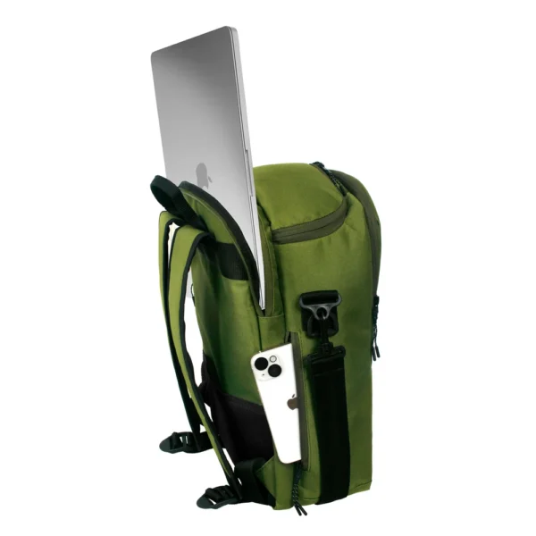 Mochila Bolso Matero Porta Notebook Impermeable Andes Verde Exclusivo - Image 2