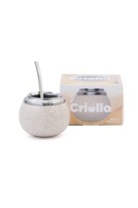 Mate Criollo Blanco Pack x4