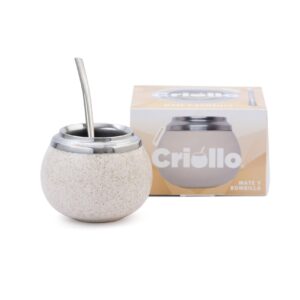 Mate Criollo Blanco Pack x4