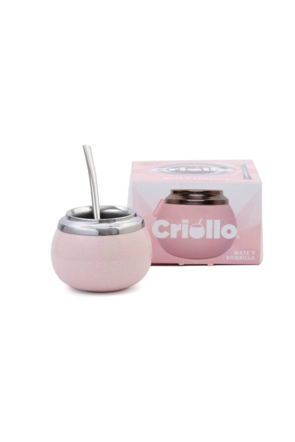 Mate Criollo Rosa Pack x4
