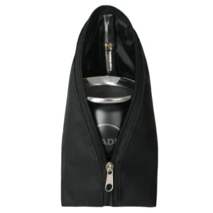Estuche Porta Mate Tela Impermeable Con Cierre Madu Negro