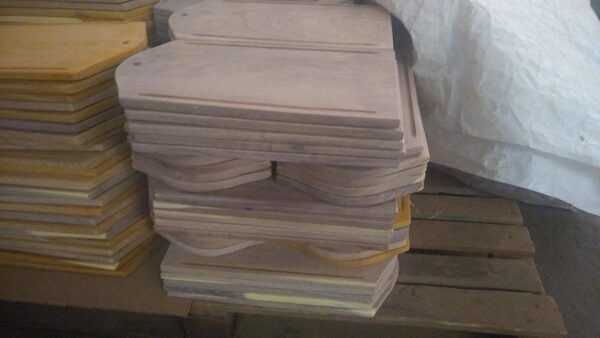 Tabla De Picar Algarrobo 20cm x 35cm Pack De 10 Unid