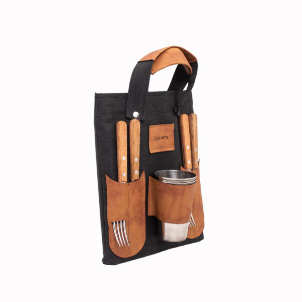Porta Tablita Asado x2 Cordura Negro Regalo Corporativo - Image 3