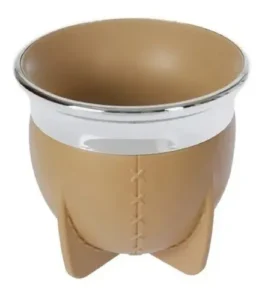 Mate Pampa Uruguayo Camionero Beige Boca Abierta Termico Pack x 24 Unid Exclusivo