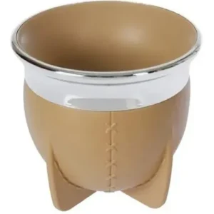 Mate Pampa Uruguayo Camionero Beige Boca Abierta Termico Pack x 24 Unid Exclusivo