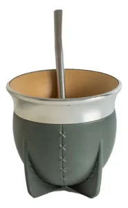Mate Pampa Uruguayo Camionero Verde Oliva Boca Abiertaco Pack x 24 Unid Exclusivo
