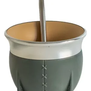 Mate Pampa Uruguayo Camionero Verde Oliva Boca Abiertaco Pack x 24 Unid Exclusivo