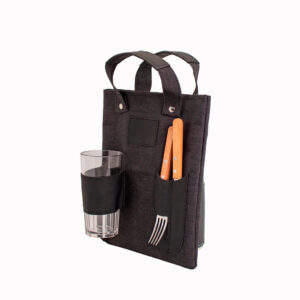 Porta Tablita Asado Simple x1 Cordura Negro Regalo Corporativo
