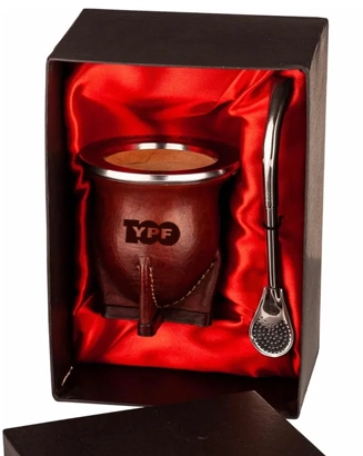 Mates empresariales personalizados con logo grabado en láser