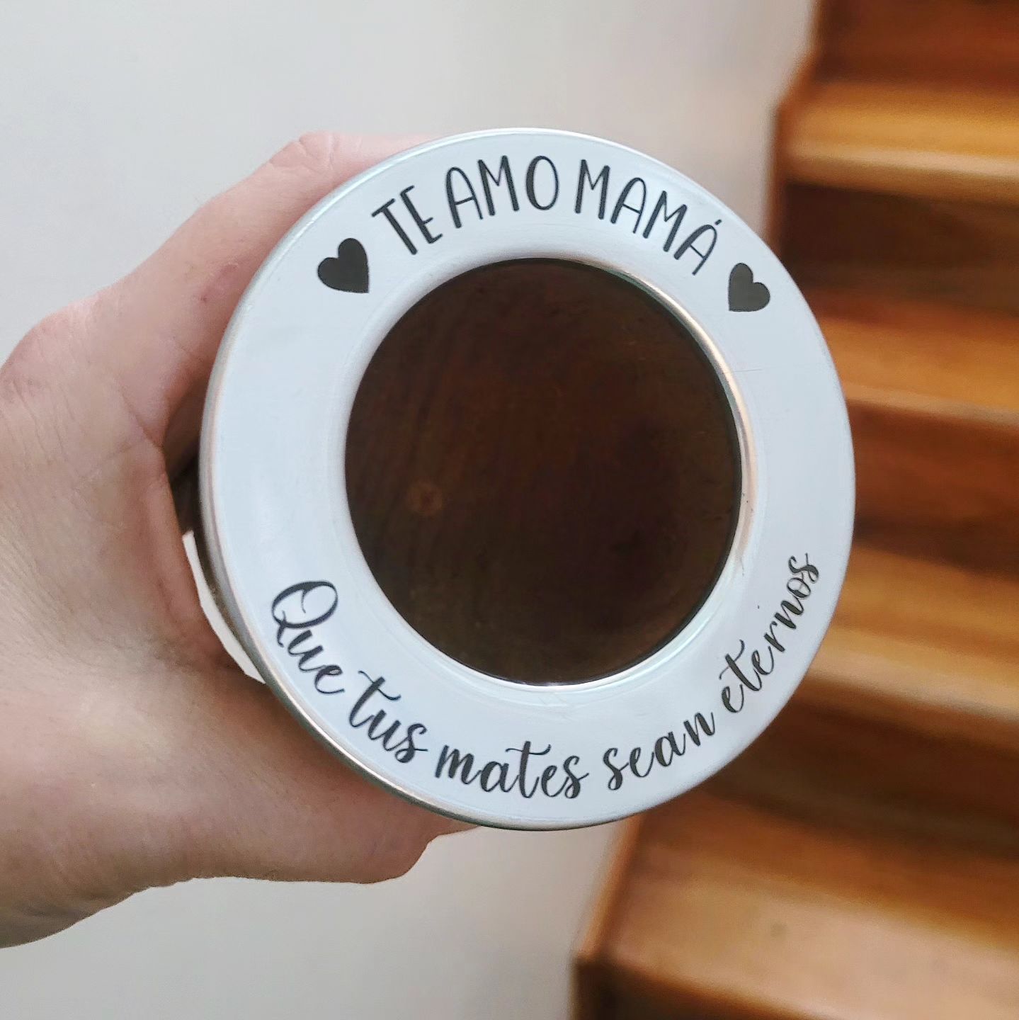 Mate banda grabada láser 360 grados