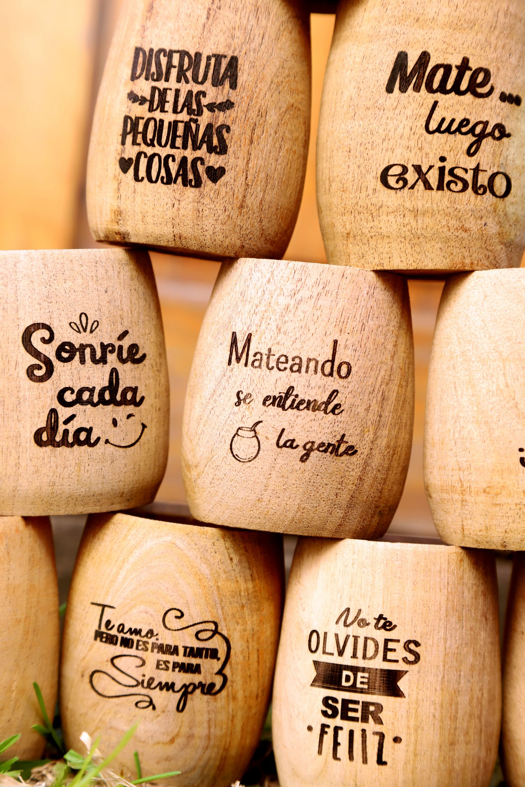 Mate de madera (algarrobo)