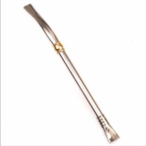 Bombilla Extra Curva Acero