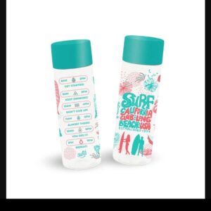 Botella Geo Medidora TROPICAL x 600 ml
