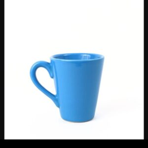 Taza Conica Azul Liso