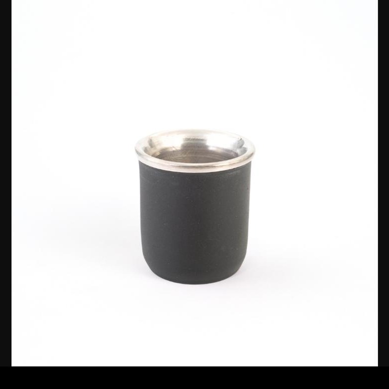 Mate Termico Recto Acero Negro (ab) - Madu