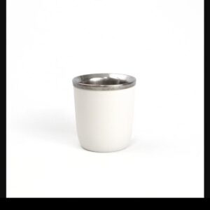 Mate Termico Recto Acero Blanco (AB)