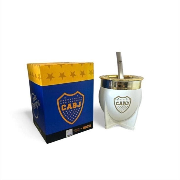 Mate Pampa XL Boca Juniors Negro - Madu