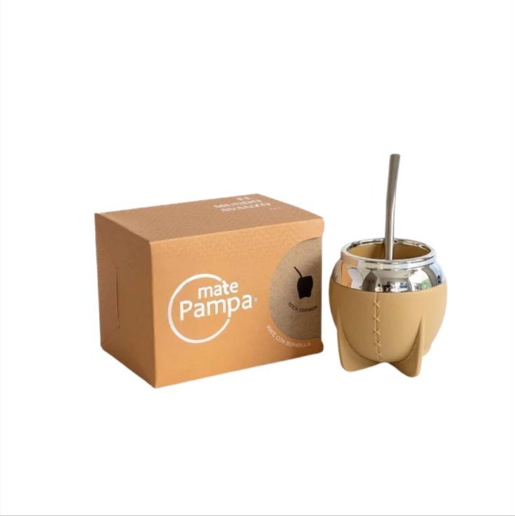 Mate Pampa Tradicional Beige Bc - Madu