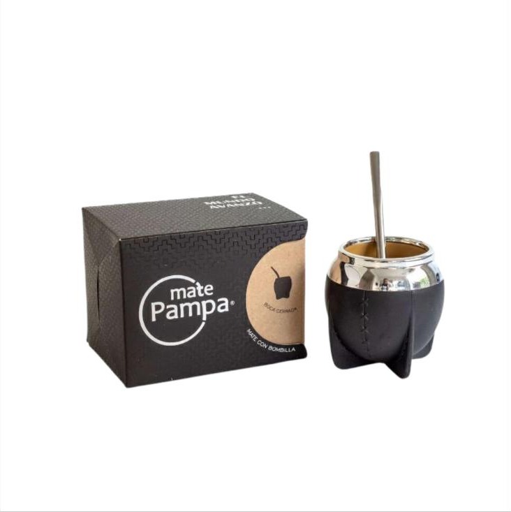 Mate Pampa Tradicional Negro Bc - Madu