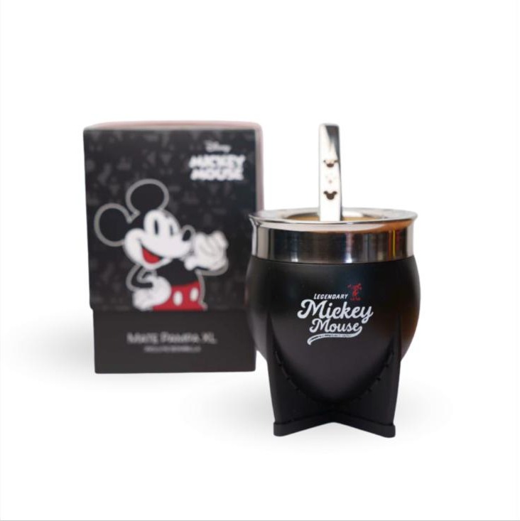 Mate Pampa XL con Bombilla Lc Mickey Negro - Madu