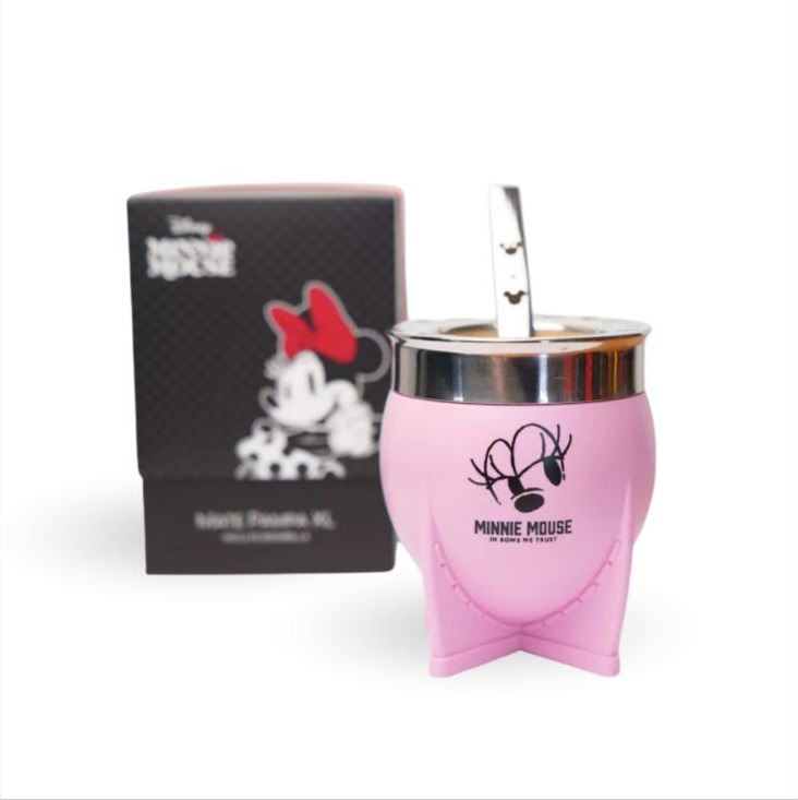 Mate Pampa XL con Bombilla Ibwt Minnie Rosa - Madu