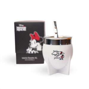 Mate Pampa XL con Bombilla HP MINNIE BLANCO