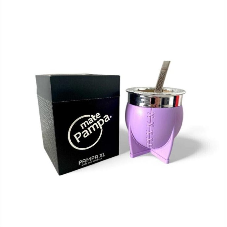 Mate Pampa XL con Bombilla Lila - Madu