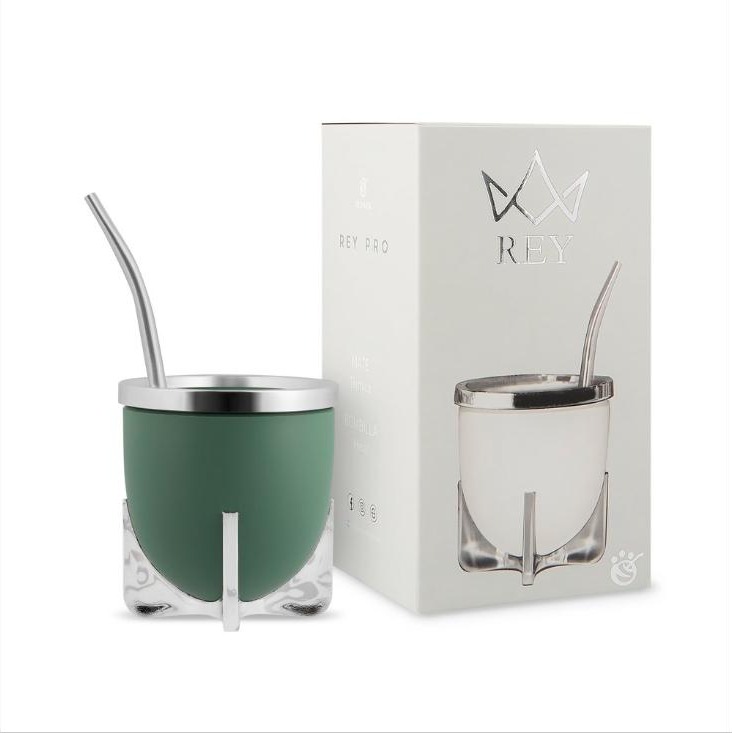 Mate Rey Pro (verde y Plata) - Madu