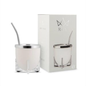 Mate Rey Pro (Blanco y Plata)