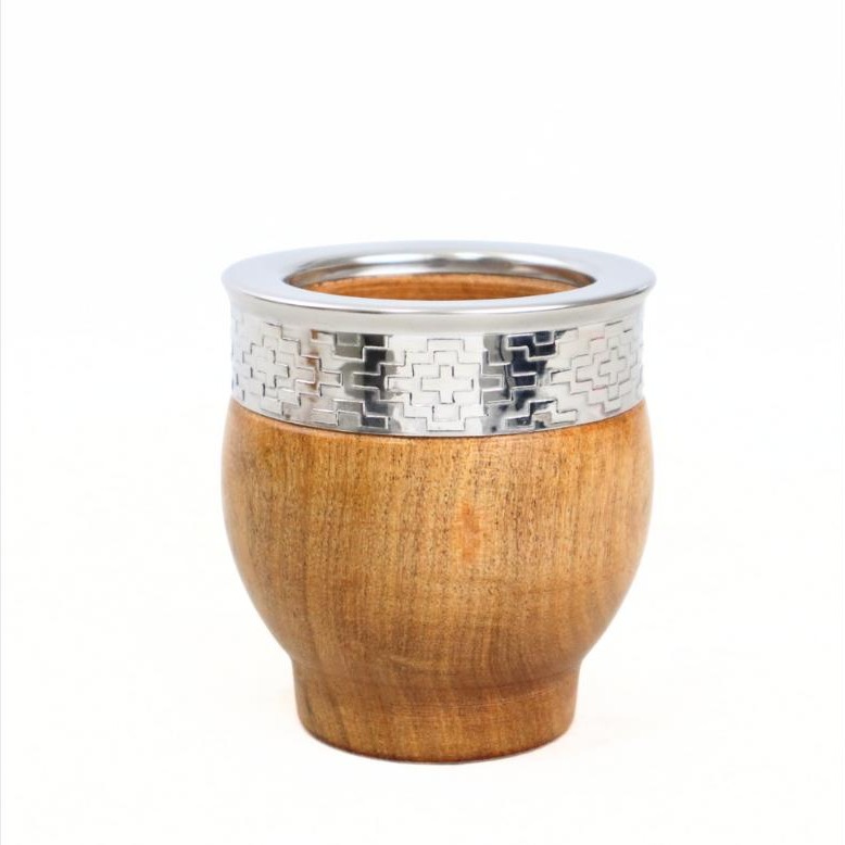Mate Hornero Liso Acero Algarrobo | Ng - Madu