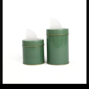Par de Latas Unicolor (83 mm) VERDE L83 1C
