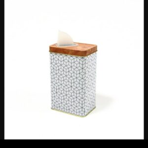 Lata Rectangular Grande Tapa Madera L115 DISEÑO