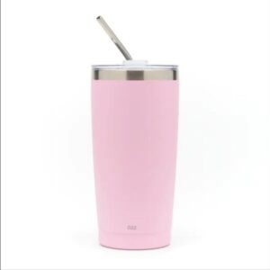 Vaso Termico con Tapa y Sorbete 590 ML Rosa - Madu