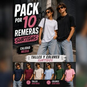 Pack X10 Remeras