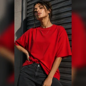 REMERA OVER ROJA UNISEX