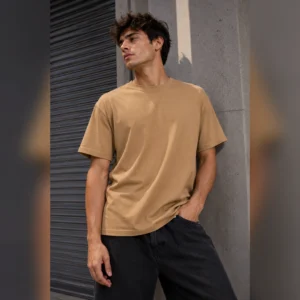 REMERA CLASICA BEIGE UNISEX