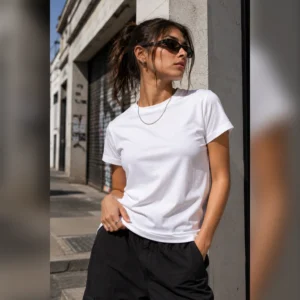 REMERA ALGODON 30.1 BLANCO UNISEX