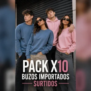 PACK X10 BUZOS RUSTICOS IMPORTADOS UNISEX
