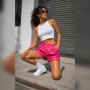 SHORT ENGOMADO ROSA