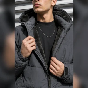 CAMPERA CON PIEL IMPORTADA UNISEX