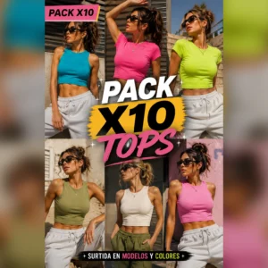 PACK X10 TOPS