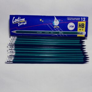Caja de Lapiz negro con Goma x12