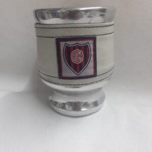 Mate de Madera y Alumio Forrado San Lorenzo