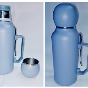 Set de Termo Con Mate y Bombilla de Acero